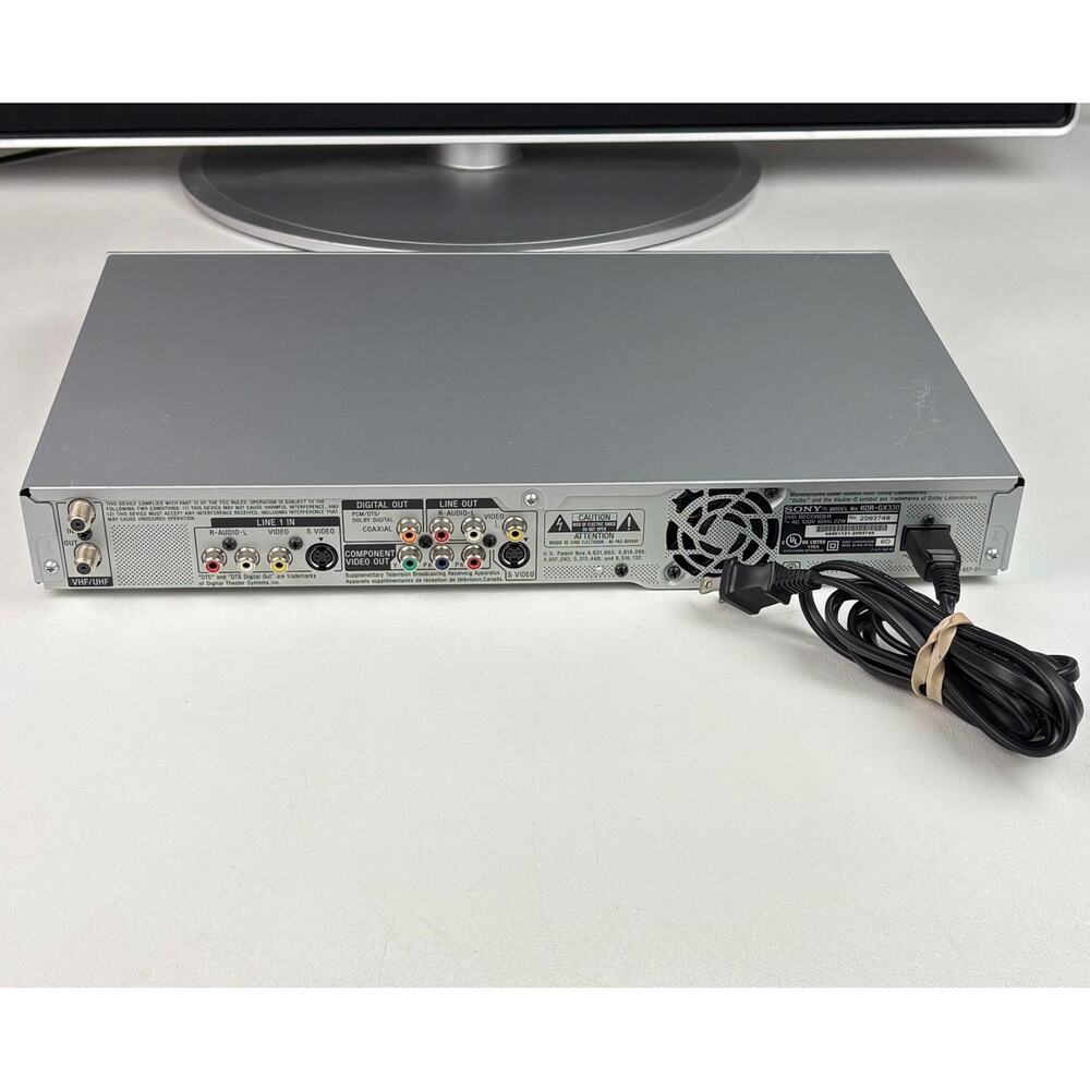 Sony RDR-GX330 Dvd Player & Recorder Dvd+Rw +R -Rw Recording - No Remote - Picture 10 of 11